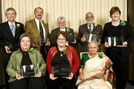 College Outstanding Alumni Awards photo of award recipients