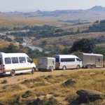 The Luke Commission on the move Twice a week, The Luke Commission team travels over mountains and savannahs, often on dirt roads, for as long as 90 minutes to three hours to reach people in rural areas.