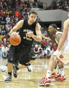The Wright State men's basketball team will wear special black jerseys for the "Blackout" game with Valparaiso Friday night.