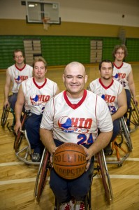 James Terpenning and the rest of the Ohio Rolling Hoopstars have been playing in tournaments like the one held at Wright State's Nutter Center in January for years.