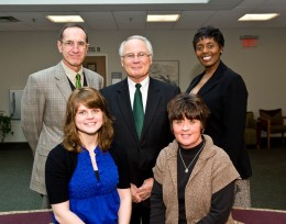 Wright State University's Parent of the Year Award was presented to Cheryl Crissinger. She was nominated by her daughter, Sarah Crissinger, who is a freshman at the university.