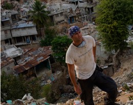 Photo of Eric Klein in Haiti.