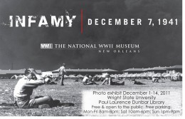 Photo of the postcard advertising the Pearl Harbor exhibit.