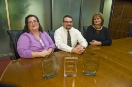 Photo of Kim Woodbury, Earl Gregorick and Kathy Marshalek