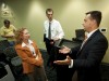 Photo of Special Agent Richard Maier with Wright State University safety officers.
