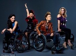 Photo of the four stars of the Sundance Channel's new docu-series, Push Girls.