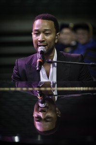 John Legend performed three songs at Wright State's Freshman Convocation 2012