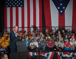 Photo of Joe Biden speaking at a podium