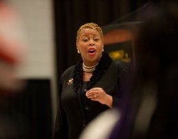 Photo of Kimberly Barrett, Ph.D., vice president for multicultural affairs and community engagement