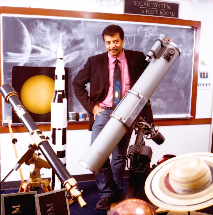Photo of Neal deGrasse Tyson, the director of the Hayden Planetarium at the American Museum of Natural History.