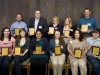 (L-R) Back row: Jason Deibel, Ph.D., Dan Krane, Ph.D., Penny Sobocinski, Leah Miller, Devon Berry, Ph.D. Front row: Alyxis Camden, Ashley Marshall, Urmimala “Urmi” Chaudhuri, Karli Lightner, Mary Chace, Alex Oxner