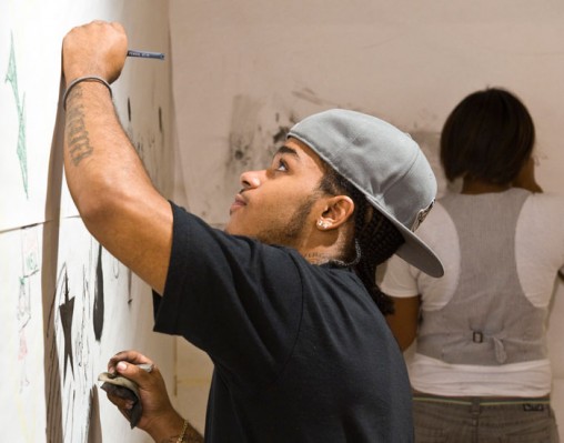 The Robert and Elaine Stein Galleries’ annual “Draw on the Walls” event takes place Thursday, Oct. 16, 10 a.m.–7 p.m.