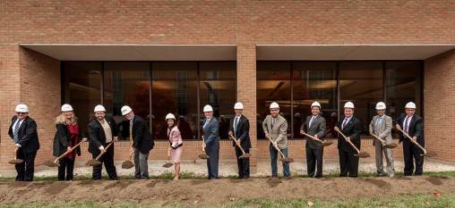 Coffee shop groundbreaking