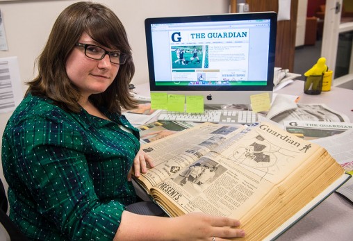 Leah Kelley, editor-in-chief of The Guardian