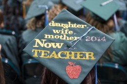 Teacher mortarboard