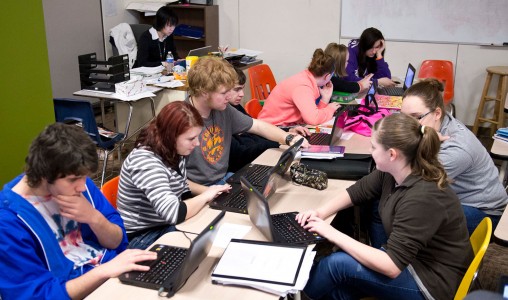 Dayton Regional STEM School students in classroom