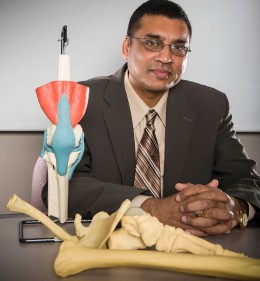 Tarun Goswami in lab
