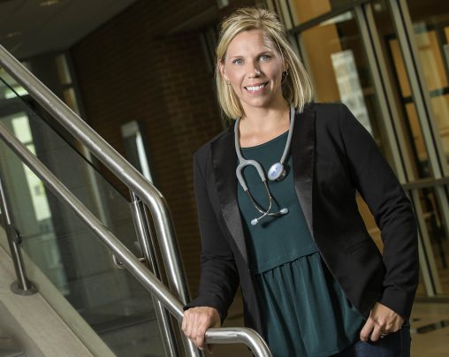 Pamela Nelson, a senior nursing major, was named Wright State's 2016 Presidential Scholar. (Photo by Erin Pence)