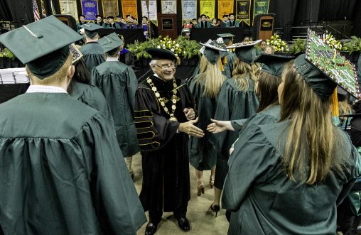 President Hopkins tells graduating Wright State students that caring for the greater good is true measure of success