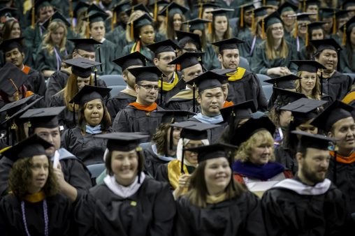 President Hopkins tells graduating Wright State students that caring for the greater good is true measure of success