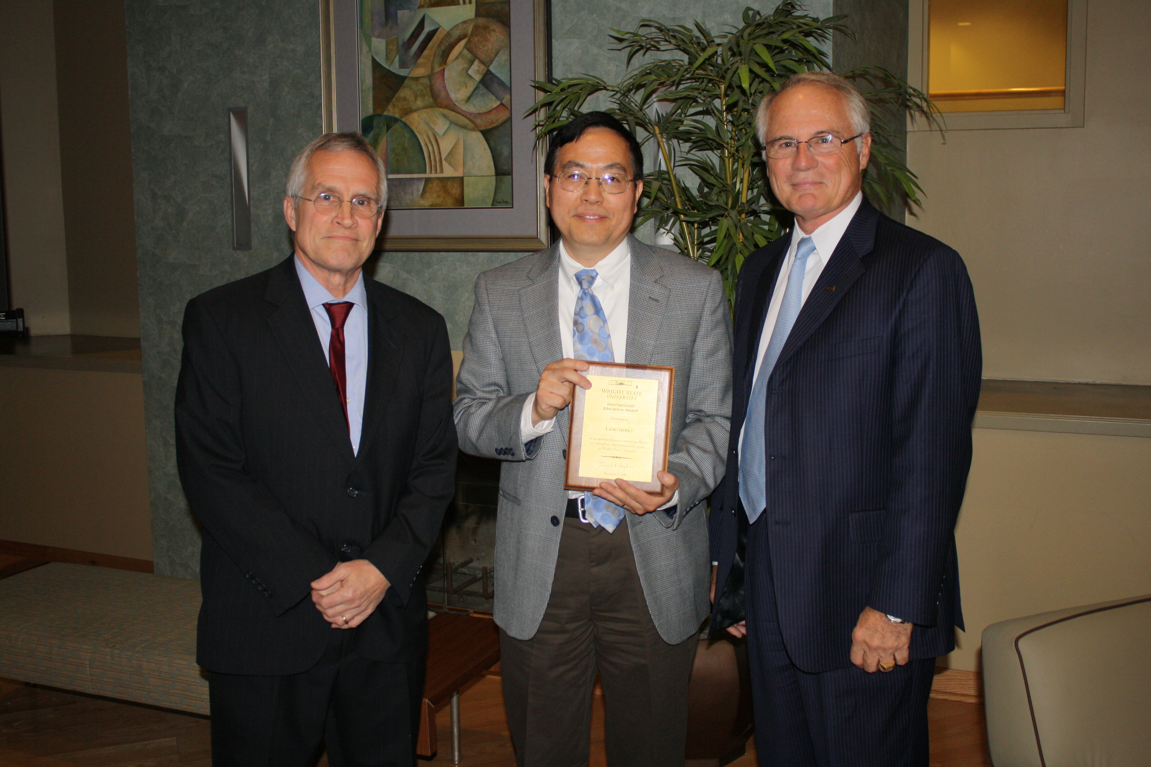 Wright State Newsroom – Lang Hong receives International Education ...