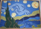 Vincent Van Gogh's "Starry Night" in Barker code.