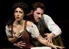 Darian Taschner as Lucy and Blaine Boyd as Jekyll/Hyde in Wright State's winter musical.