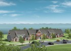 The new Wright State University Lake Campus apartments will be townhouse-style and each apartment will have 4-5 individual bedrooms, a living room, full kitchen, washer/dryer, two bathrooms, and the first building will have a lakeside view.
