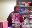 Linda Blakes, a volunteer for FLOC, graciously accepted donations of toys valued at nearly $800 from Wright State for use in the Toy Cottage over the holidays. These toys were distributed to foster children throughout Montgomery County.