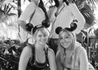 Fridley and three other student interns pose for a picture at Walt Disney World.