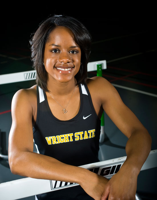 Photo of Wright State track star Cassandra Lloyd.