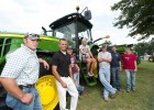 Photo of Greg Homan, Ph.D. and several of his agriculture students from Wright State's Lake Campus.