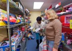 Photo of two parents shopping at the Toy Cottage.