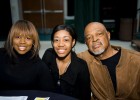 Photo of prospective Wright State student and her parents.