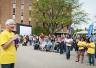 Photo of George Frey at opening ceremony for Relay for Life 2012.