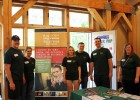 Photo of Wright State MBA students at Aullwood Farm.