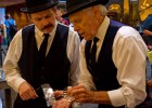 Photo of NASA Wright brothers impersonators Tom Benson and Roger Storm at Wright Brothers Day