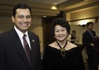 Photo of Ohio Congressman Steve Austria and AHNA Director Mai Nguyen.