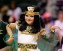 Photo of a girl dressed as Cleopatra at Howloween Hoopla 2011.