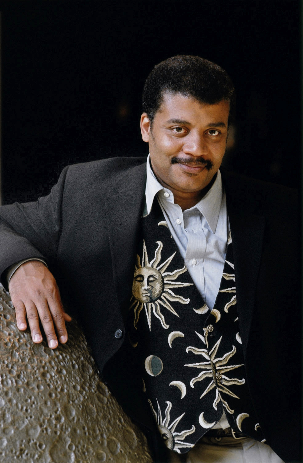 Photo of Neill deGrasse Tyson, the director of the Hayden Planetarium at the American Museum of Natural History.
