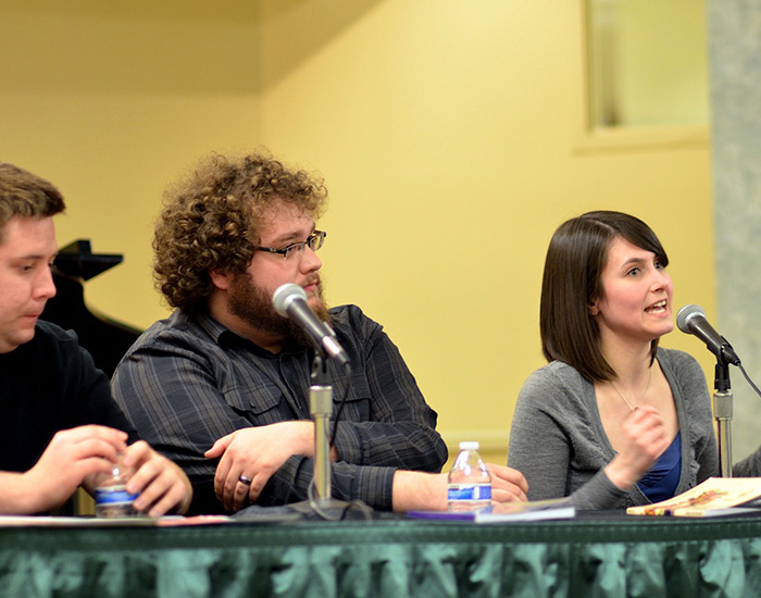 Adventures in the Literary Arts panel