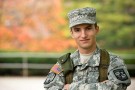 Army ROTC cadet Evan Fleming