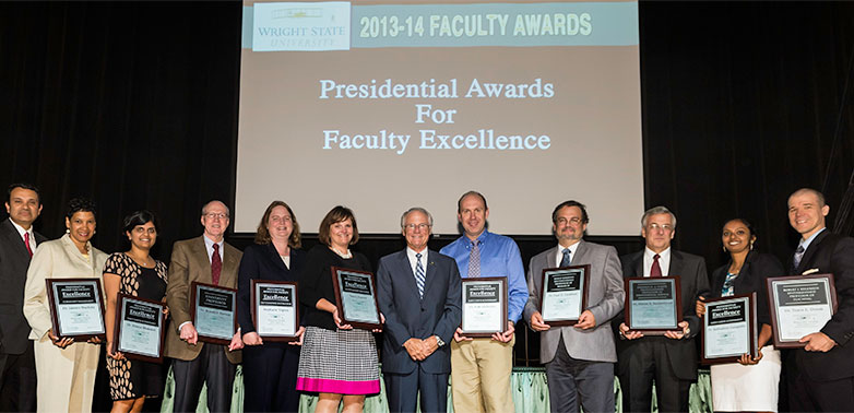 Faculty Awards for Excellence recipients