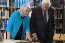 Dawne Dewey with David McCullough