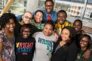 Members of the Wright State chapter of the National Society of Black Engineers