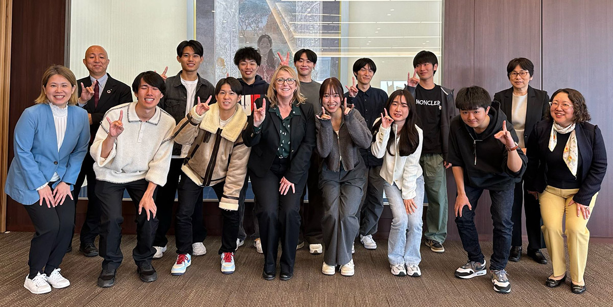 Wright State President Sue Edwards explores furthering student exchange opportunities during visit to Japan