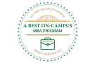A ranking badge reads "Raj Soin College of Business - A Best On-Campus MBA Program, Princeton Review 2027."